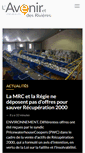 Mobile Screenshot of laveniretdesrivieres.com